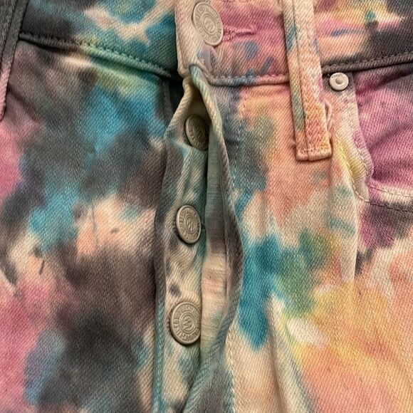 Mother The Tripper Tie-Dye Women Jeans - Size:‎ 27 - Picture 7 of 11